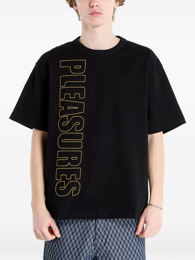Pleasures outline heavyweight T-shirt