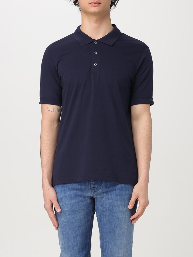 Fay Polo Shirt Men color Blue