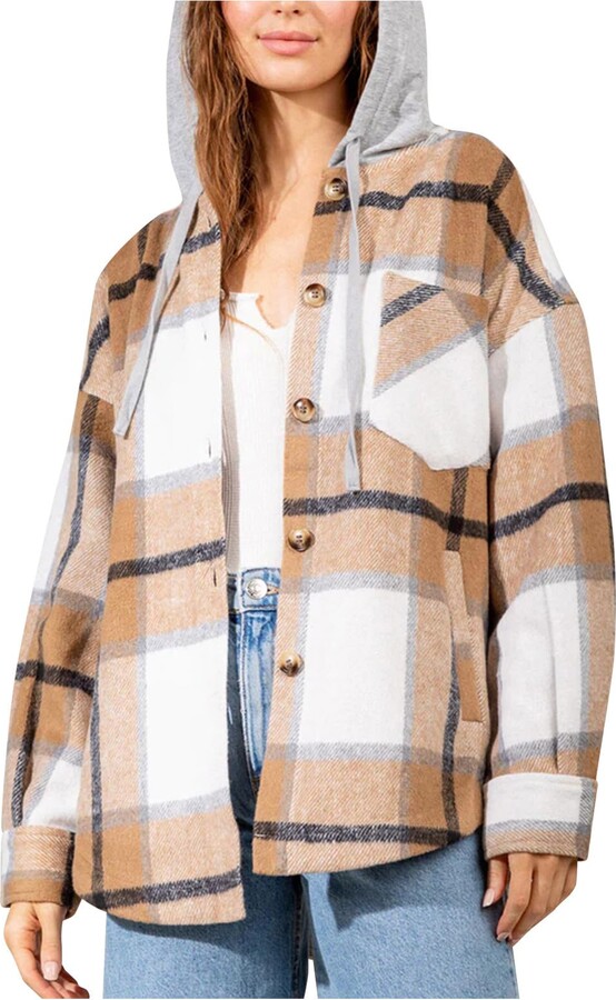 generic Women's Autumn and Winter Fashion Color Matching Plaid