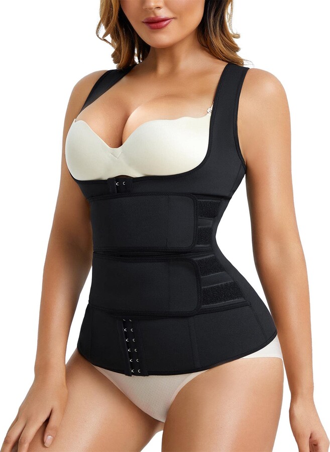 RACELO Waist Trainer Vest for Women Tummy Control Shapewear Waist Cincher  Slim Body Shaper Girdle Underbust Corset - ShopStyle