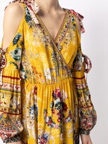 Thumbnail for your product : Camilla Floral Wrap Maxi Silk Dress