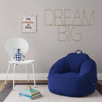 6' Huge Bean Bag Chair With Memory Foam Filling And Washable Cover