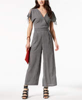 Thumbnail for your product : J.o.a. Striped Lace-Up Jumpsuit