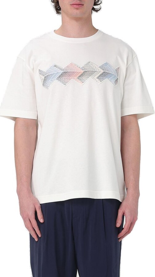 Missoni Gradient Zig Zag Insert Crewneck T-Shirt