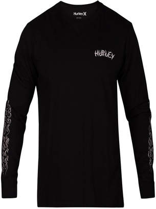 Hurley Men's Graphic Print Long-Sleeve T-Shirt
