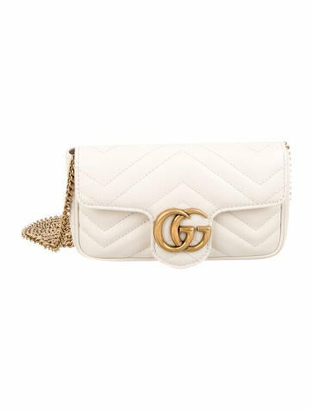 Gucci GG Marmont Matelasse Super Mini Bag White - ShopStyle