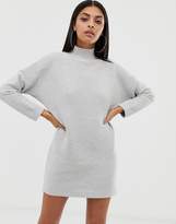 Thumbnail for your product : Missguided high neck knitted dress