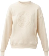 Thumbnail for your product : Acne Studios Fiena Embroidered Cotton-jersey Sweatshirt - Ivory