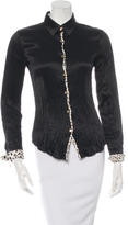 Thumbnail for your product : Roberto Cavalli Silk Long Sleeve Top