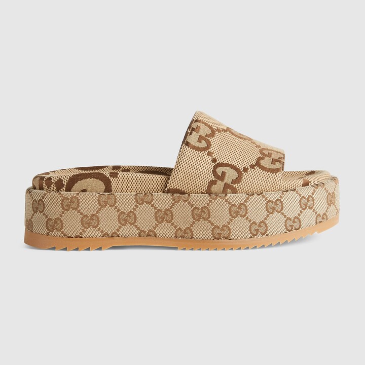 Gucci Women's platform slide sandal - ShopStyle