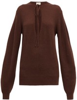 Thumbnail for your product : KHAITE Emma Cashmere-blend Sweater - Brown