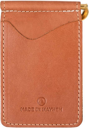 Made In Mayhem Madison Leather Money Clip Wallet