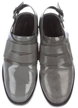 Alexander Wang Patent Leather Slingback Loafers