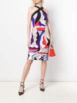 Thumbnail for your product : Emilio Pucci Cross Front Vallauris Print Dress