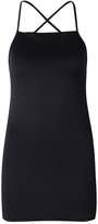 Thumbnail for your product : boohoo Petite Square Neck Lace Up Slip Dress