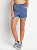 Thumbnail for your product : Love Label High Waisted Mom Shorts