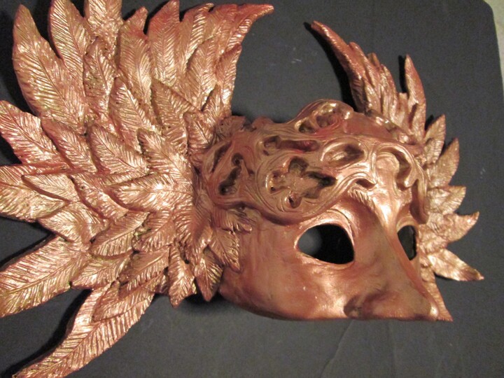 Etsy Winged Masquerade Mask Resin Archangel Made To Order