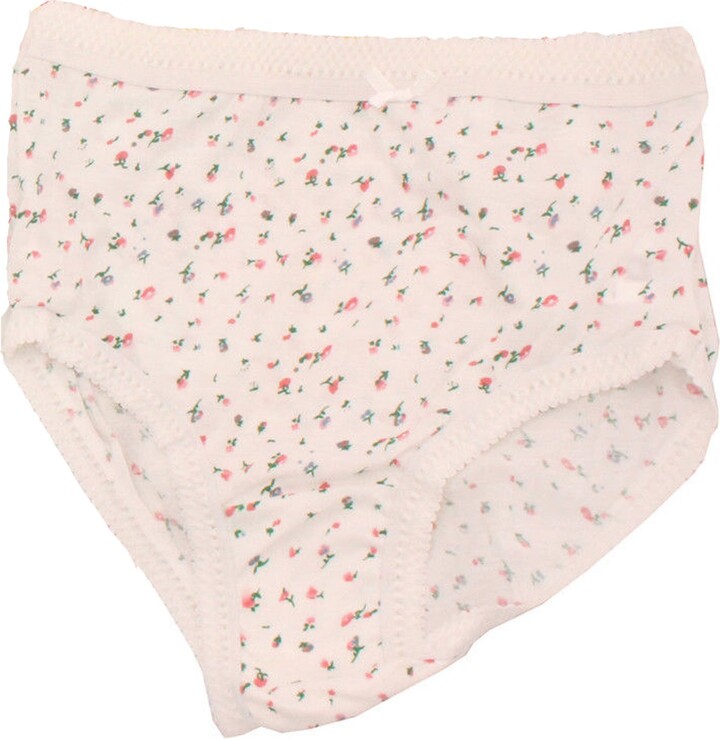 Britwear 12 x Ladies Women 100 Cotton Full Briefs Pastel Underwear