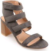 Thumbnail for your product : Brinley Co. Brinley Womens Caged Faux Suede Cut-out Heel Strappy Sandals