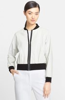 Thumbnail for your product : Yigal Azrouel Leather Bomber Jacket