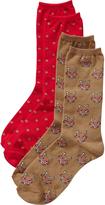 Thumbnail for your product : Old Navy Women's Patterned Trouser-Sock 2-Packs