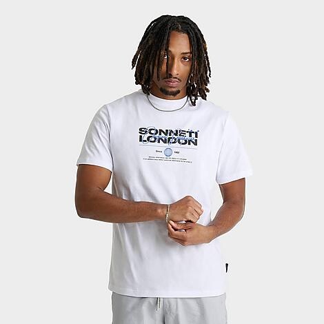 Sonneti Men's London Dream T-Shirt in White | Size: 2XL