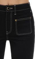 Thumbnail for your product : KHAITE Cropped Raquel Patch Cotton Denim Jeans
