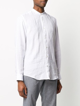 HUGO BOSS Mandarin Collar Shirt - ShopStyle
