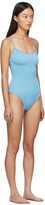 Thumbnail for your product : Hunza G Blue Pamela One-Piece Swimsuit