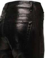 Thumbnail for your product : Saint Laurent Coated Cotton Denim Skinny Jeans