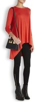 Thumbnail for your product : DKNYPURE Red draped jersey top