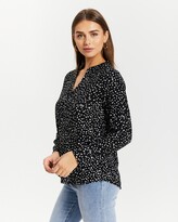 Thumbnail for your product : Atmos & Here Atmos&Here - Women's Black Shirts & Blouses - Lainey Blouse - Size 14 at The Iconic