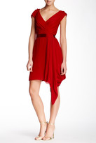 Thumbnail for your product : Marchesa Notte Draped Silk Dress