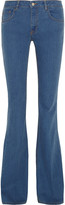 Thumbnail for your product : Victoria Beckham Corduroy mid-rise flared jeans