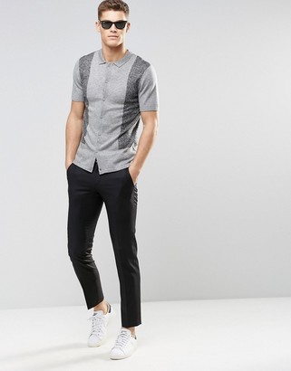 ASOS Slim Tuxedo Pants In Black In 100% Wool