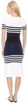 Thumbnail for your product : Yigal Azrouel Techno Stripe Knit Dress
