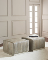 Thumbnail for your product : Bernhardt Cormac Embossed Leather Ottoman
