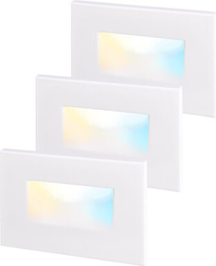 LEDVANS Essential Integrated LED Hardwired 120V Deck Light for Landscape Stair Step Indoor/Outdoor