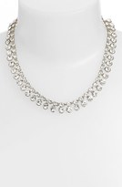 Thumbnail for your product : Nina 'Theda' Crystal Fringe Collar Necklace