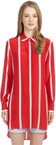 Thumbnail for your product : Brooks Brothers Silk Stripe Button-Down Shirt