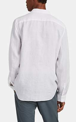 Theory Men's Murray Slub Linen Shirt - White