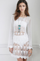 Thumbnail for your product : Forever 21 Raga Scalloped Crochet Dress