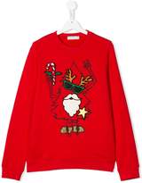 Thumbnail for your product : Stella McCartney Kids TEEN Christmas sweatshirt