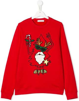 Stella McCartney Kids TEEN Christmas sweatshirt
