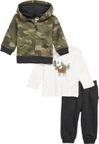 Thumbnail for your product : Little Me Camo Shirt, Sweatpants & Zip Hoodie