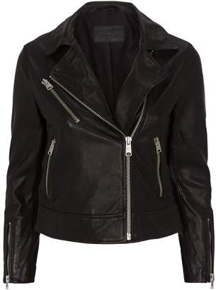 AllSaints Fia Leather Biker Jacket