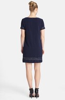 Thumbnail for your product : Tahari Lace-Up Trim Shift Dress