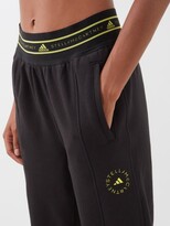 Thumbnail for your product : adidas by Stella McCartney Truepurpose Organic-cotton Track Pants - Black Yellow