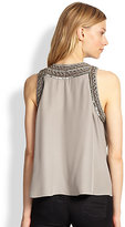 Thumbnail for your product : Parker Estee Beaded Silk Tank Top