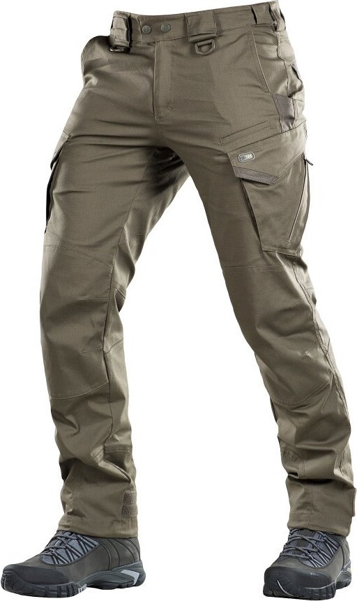 M Tac Aggressor Flex - Tactical Pants - Men Cotton with Cargo Pockets ...
